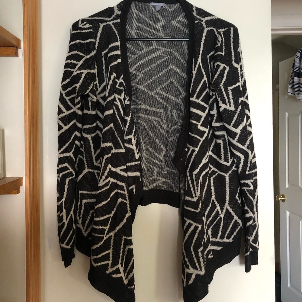 Charlotte Russe size-large printed cardigan